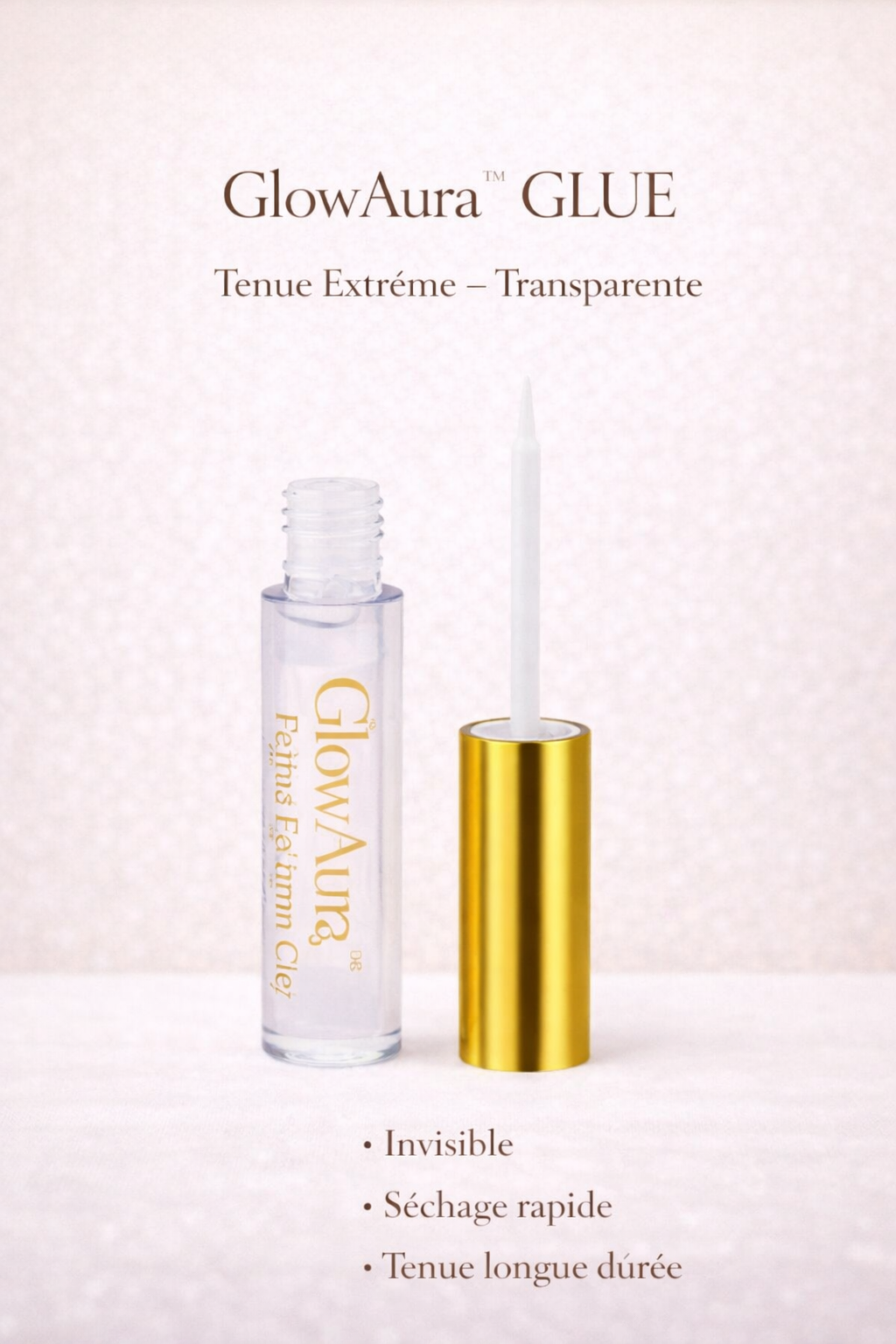 GlowAura™ Glue – Tenue Extrême Clear